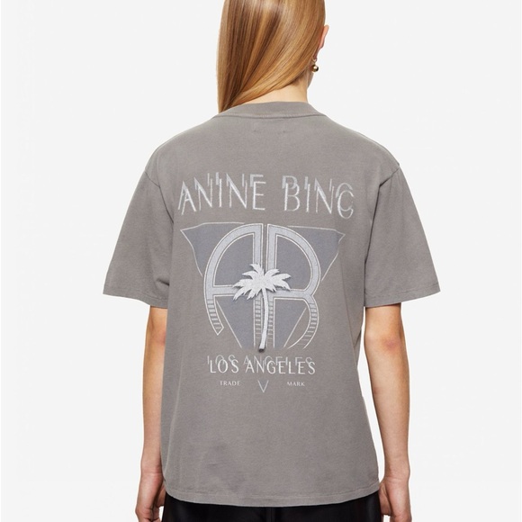 Anine Bing Tops - Anine Bing Ada palm tee